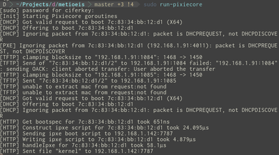 Setting up a Clan machine using PXE boot